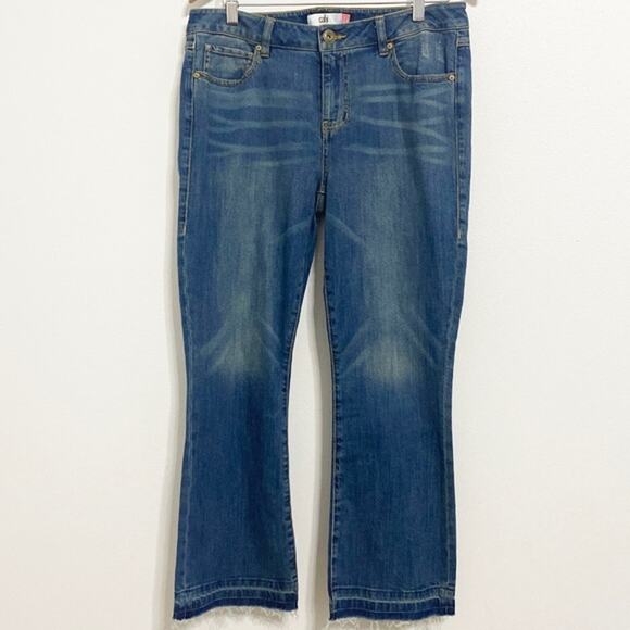 CAbi Madrid Wash Kick It Crop Jeans - Picture 3 of 7